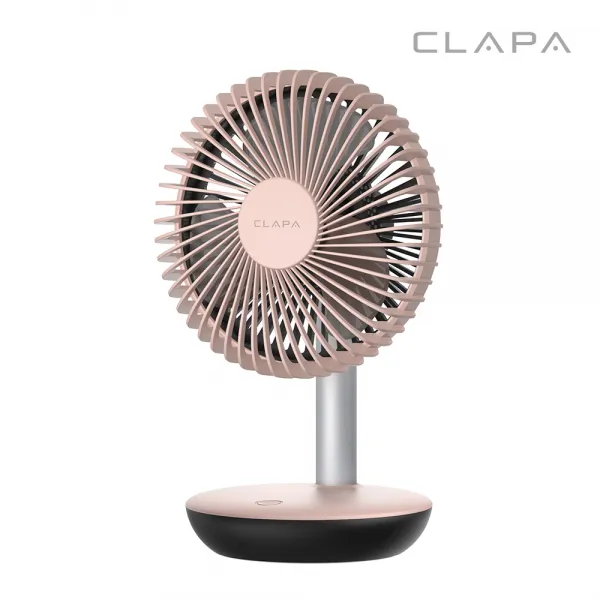  리퍼브 클래파 6인치 충전식 무선 탁상용 선풍기 6종 Peach Bfb Sf500 Peach 4단조절.배터리잔량표시.터치식