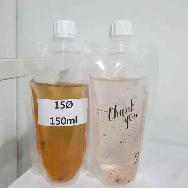 국내산) 주성포장 3중지 스파우트파우치 15공 150ml 100매