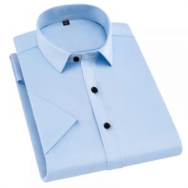 상질 슬림핏 정장셔츠 중년의류 아빠 여름옷 145호 Bpkwjnr