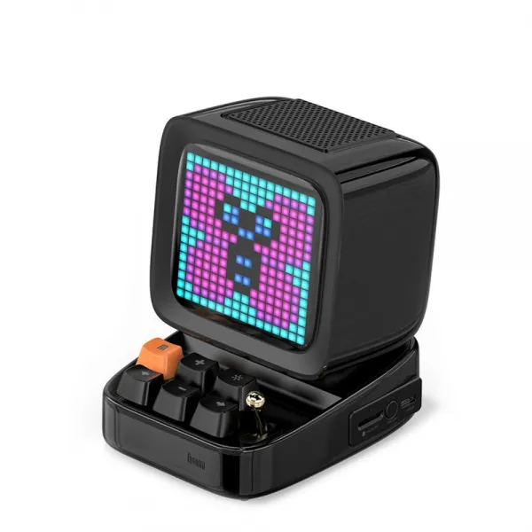 디붐 디투 DITOO 휴대용 픽셀아트 레트로 뉴트로 DIY LED 블루투스 스피커, 어둠이 짙다, 정부공식