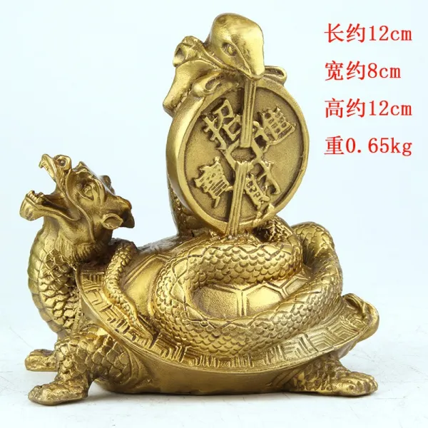 와이유 거북용 동사신수동현무패물 거북이 용 거북 집 장식품 트럼펫 현무사
