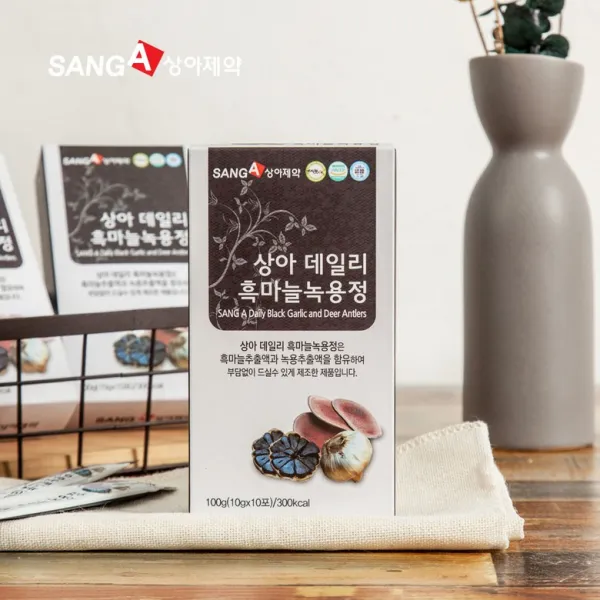 [상아제약] ★유통기한 임박 세일★ 면역력/데일리 흑마늘 녹용정 /10g X 30포/직장/성인/블랙푸드, 옵션선택, 단품