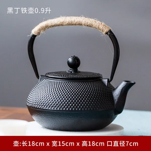 cpmteaset 키친웨어 주방인테리어 차 주전자 34147562, 블랙 정쇠 주전자 09올라