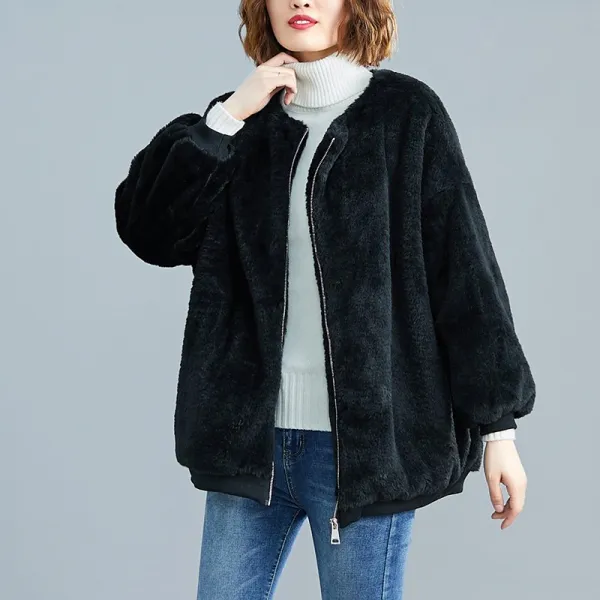 플랜글로벌 여성 후리스 지퍼 자켓cth