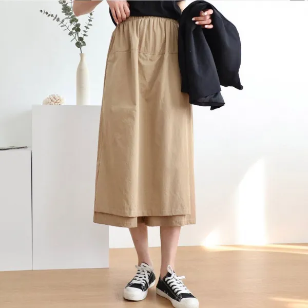 걸더블Wide바지통의상Pants의류랩 옵션선택 먹색 블랙 소라 연베이지 진베이지 카키