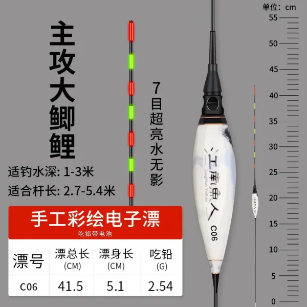 야광 찌 표물 소생하다 정민 예쁜 전깃불 낚시품 영험하다 큰아들 초과함 목 굵은 낚다 하이 표전야 4537970848, 외가닥 (매 즈 패턴 무, YPC06- 붕어를 주공격하다. /잉