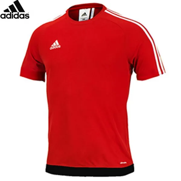 Ksw69550 아디다스 슬림 핏 크루넥 축구 반팔티 레드블랙 B4350