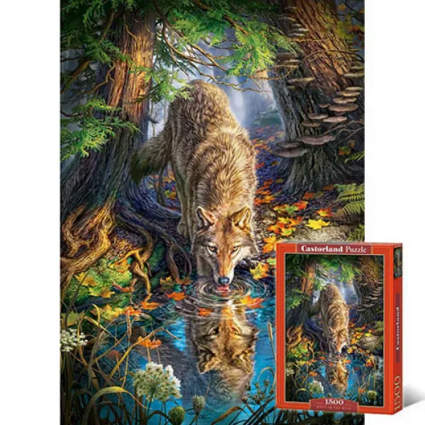 지니마켓 1500피스 직소퍼즐 밀림의 늑대 LD151707, 해당상품, 1