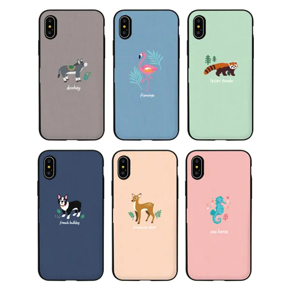 엔에스비비 T 애니멀월드 카드범퍼케이스 아이폰11 프로 맥스 노트10 플러스 S10 5g A9프로 S9 노트9 V50 40기종