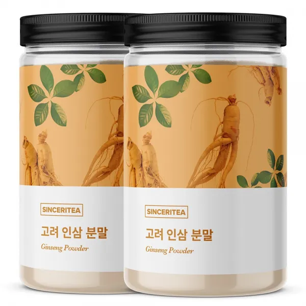 닥터비옴 100% 금산 인삼 가루 200g x 2개, 1세트 (2개입)