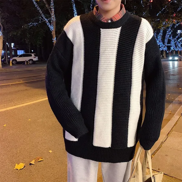 Zuimeiyige 남성 데일리 단가라니트 45828999