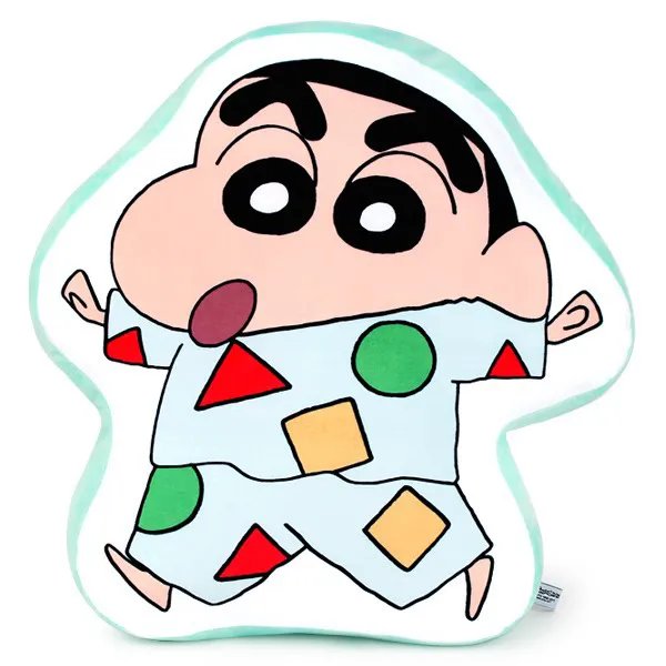 누리토이즈 짱구 흰둥이 파자마 라인프린트 쿠션 1번 인형 베개 봉제인형
