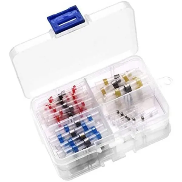 Dingyuan 땜납 물개 철사 연결 관 방수 열 수축 개머리판 쇠 연결 관 맨끝 50pcs 전기 땜납 주름 장비 방 상세 설명 참조0 상세 설명 참조0