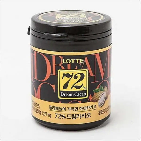 도매24 드림카카오 72% 86g X 6개 4개 다크 초콜릿, 1
