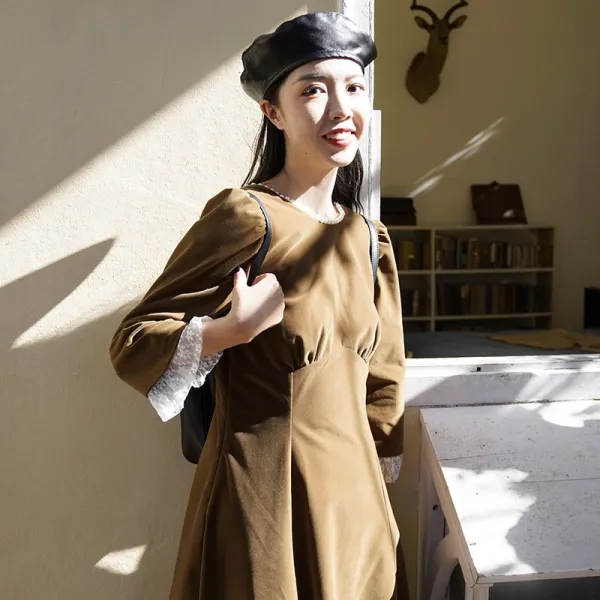 검정치마 스스로제작(비밀 화원)블랙색 등이드러나는스타일 블랙스커트 여성 2020봄신상 허리조임 원피스스커트