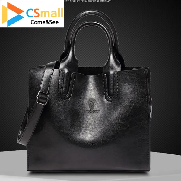 cs mall 여성 소가죽 크로스 백 도트백 숄더백 소퍼백 데일리 패션 정장 가방 B27