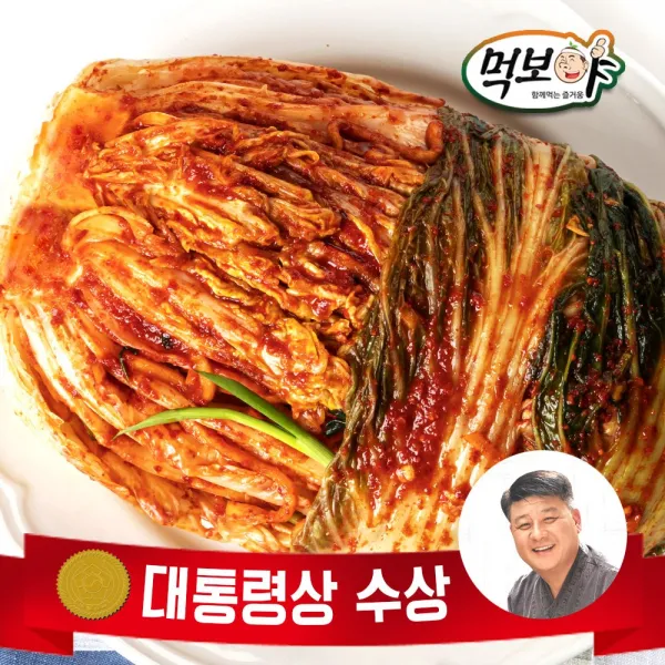 먹보야 국산 배추김치2kg kimchi 이씨네김치 대통령상수상 김치, 1개, 2kg