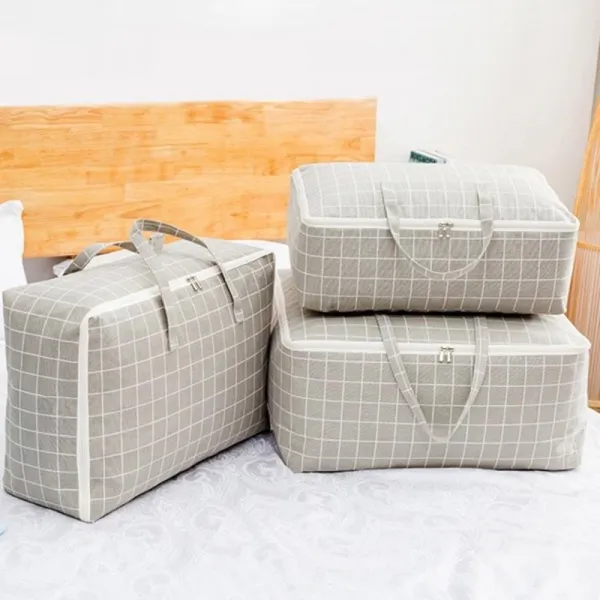 장롱정리 좁은집 손잡이 지퍼 이불가방 해외 이사짐 계절옷 다목적