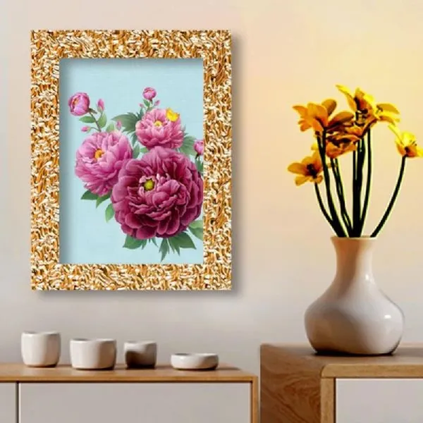 일음샵주_목단그림액자 풍수그림 돈들어오는 꽃그림 1217Wvgd2 모란그림벽걸이액자 액자 모란꽃그림액자 모란액자 꽃그림액자**em피, 령~*