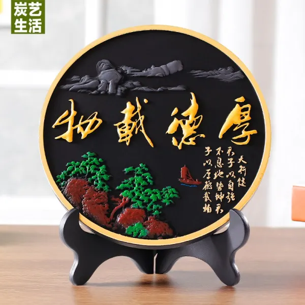 버블버블 서재 침실 안 진열 장식품 TV거실장 독창적 차콜 윙 공예품 빈티지 받침대 잔자루, 훌륭한 덕행과 재물 192 /무례함