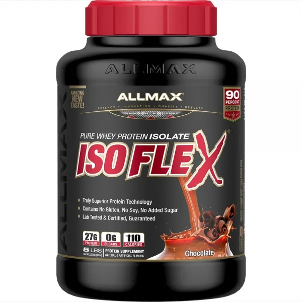 Allmax 아이소플렉스 퓨어 웨이 프로틴 아이솔레이트 초콜릿 Chocolate 2.27kg
