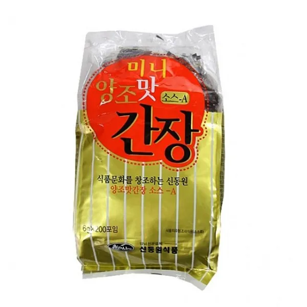 미니양조맛간장소스-A(6gX200포)일회용간장 CX2+5I6298.1kG, 다반사 1
