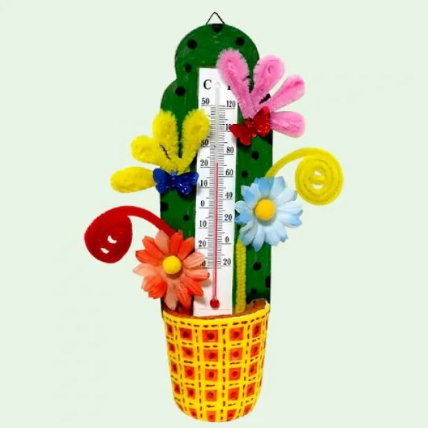MTZ281059온도계 벽걸이 꽃화분 만들기
