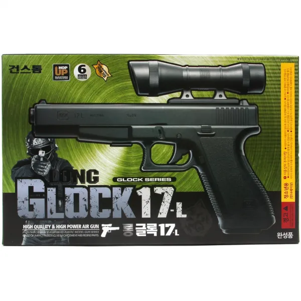 건스톰 LONG GLOCK 17L 롱글록 17L 비비탄총, 단품
