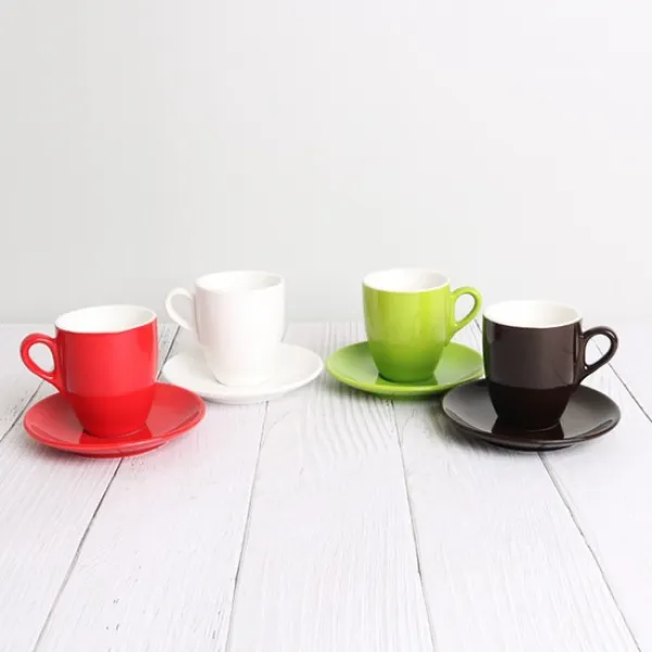 노빌타 도피오 더블 에스프레소잔 세트 4color, 상세설명 참조, 2.노빌타 도피오잔세트 레드