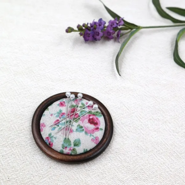 마미쏘잉 내츄럴플라워 니들마인더 프랑스자수 퀼트용 핀꽂이 바늘꽂이 자석핀방석