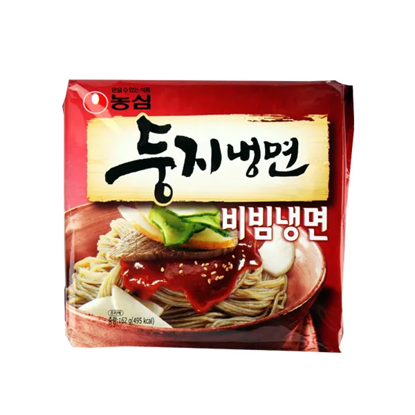 둥지 비빔냉면 162g X 64 맛있는 냉면 봉지면, 64개