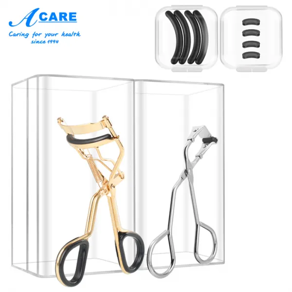 뷰러 ACARE 광각 부분속눈썹 겹 래쉬폰 리필 풀 볼륨이다 치켜들다 지구 정형 논슬립 미끄럼방지 손잡이 소형, 골드 논슬립 미끄럼방지 _실버 눈꼬리