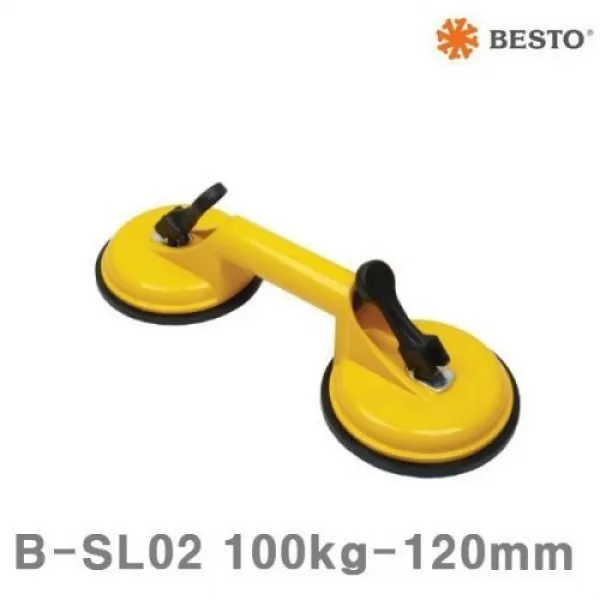 N21193273 유리흡착기 산업용품 2구 운반기구기타 120mm SL02 공구 1EA 베스토 100kg, 단품