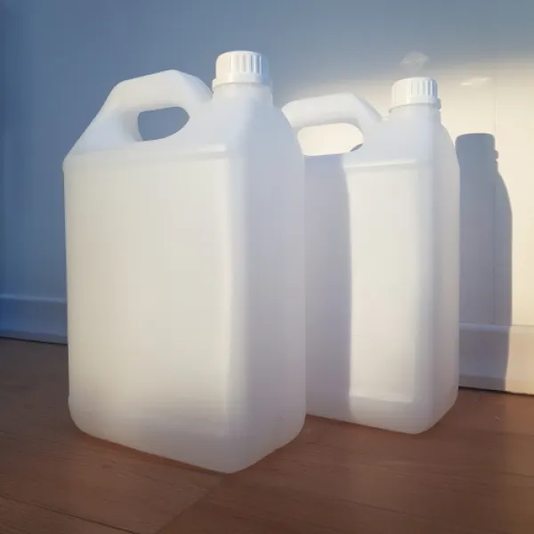 HDPE 직사각 말통 5리터 플라스틱통 물통 약수통 유약통 연료통 석유통 기름통 등유통 소스보관통 내화학용기 캠핑통 5L
