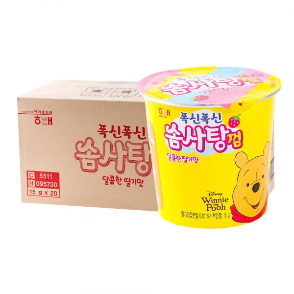 솜사탕껌 15g 20입 딸기맛/박스, 단일상품