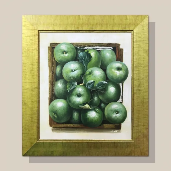 번창의사과 풋사과그림 돈들어오는그림 금색 12호 단일상품