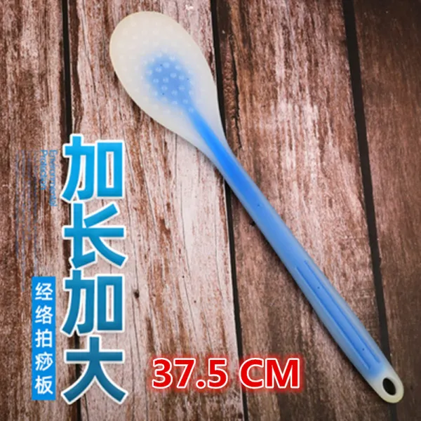 커버롤 실리콘 중경락 치다 양생 홍역 장치다 등을 두드리다 마사지 백해머 헬스 방망이, 블루 업그레이드 판375CM