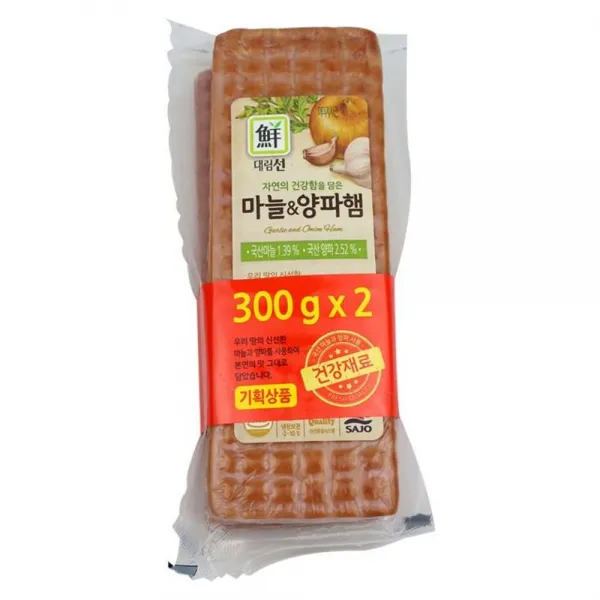 IN 0161 대림 마늘과 양파햄(기획) 600g, 1