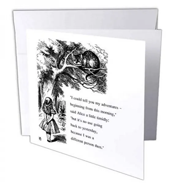 어제로 돌아가도 소용없다 - 인사말 카드 6 x 6인치 싱글 (gc_193783_5), 단일옵션