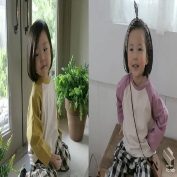 모찌스토리 아기 유아 아동 남녀 공용 봄 가을 요기조기 티셔츠