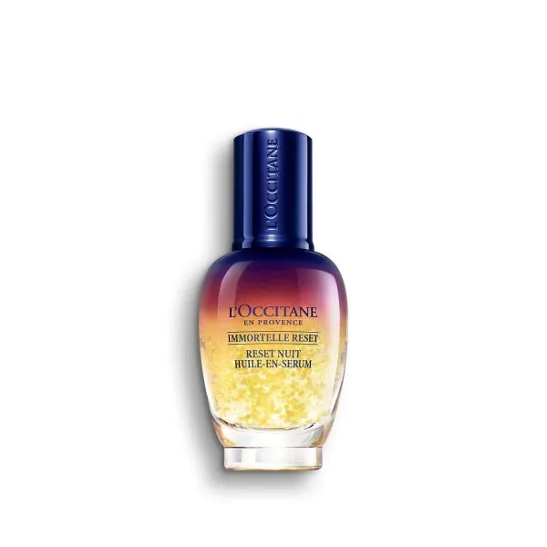 L'Occitane 더 젊고 편안한 안색을 위해 록시땅 임 모르 텔 오버 나이트 리셋 오일 인 세럼 1 Fl Oz, 단일상품