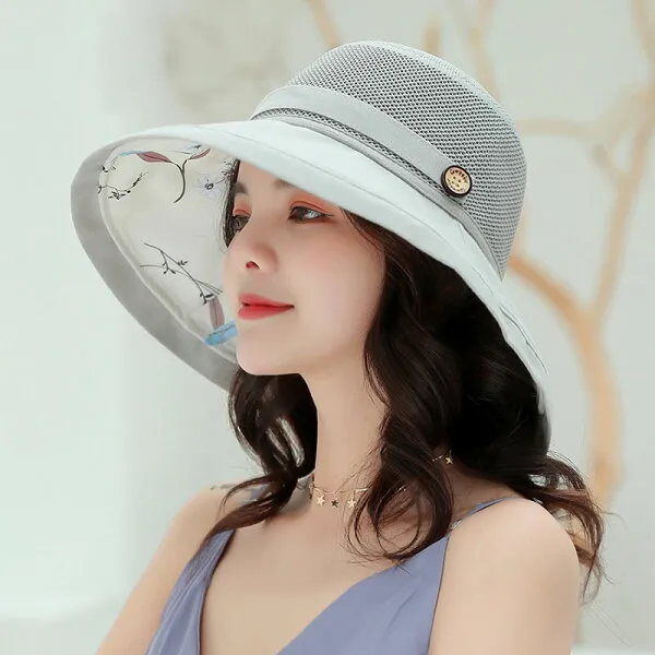 자외선 차단 모자 여자 자외선 차단 모자 자외선 차단 모자 일사병 예방 접 이식 모자 광 경 패션 사 랑스 러 운 여자 모자 여행 용 자외선 차단 제 여름 어버이 날 중국 발송