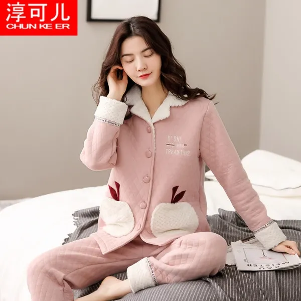 반하다 따스한 겨울나기 여성 잠옷