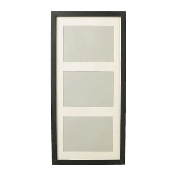 이케아 리바 액자3칸 블랙 프레임25x52cm내용물 12 23 X 17 50 Cm