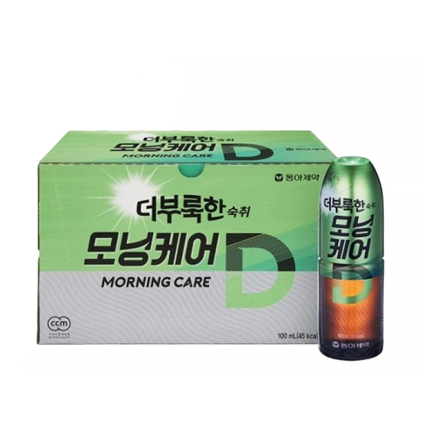 [블루존] 동아제약 모닝케어D 숙취해소음료 100ml x 10병, 1세트