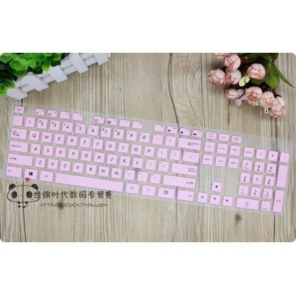 키보드키스킨 에이수스(ASUS)거만 V221ICUK Z240키보드 보호필름 블루투스기계 키보드 방진마스크, T04-반투명 핑크, 기본