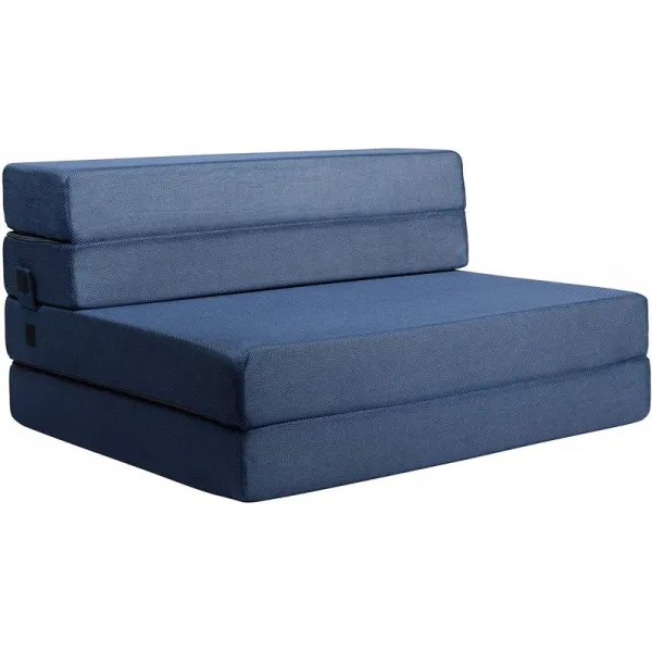 Milliard Tri-Fold 폼 접이식 매트리스 및 소파 베드 - 투숙객 또는 바닥 매트 용 - 트윈 XL 78x38x4.5, 단일상품