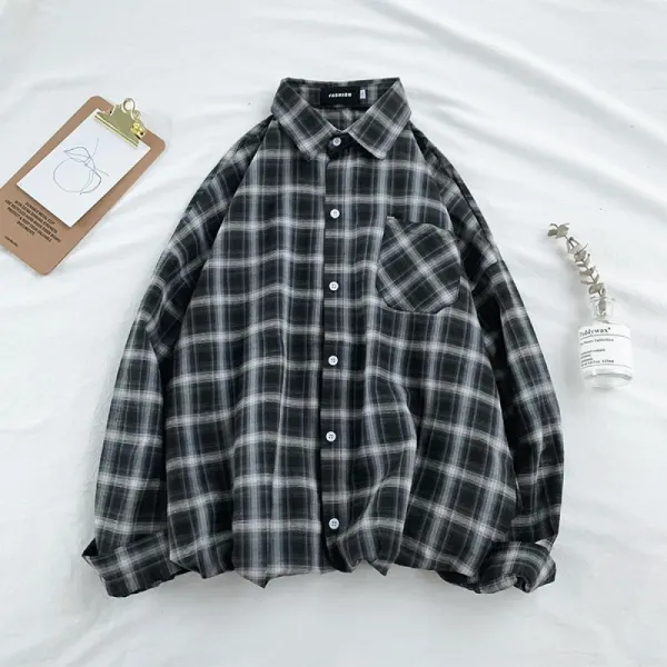 Kirahosi 남친룩 캐주얼 남성 셔츠 20대 30대 남방 긴팔 데일리 코디 375호+덧신증정 Amzgbd50