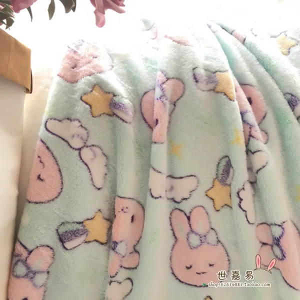 짱구 담요 미피 담요 캐릭터 여름 양면이불 블랑켓 극세사 블랭킷 담요 수험생 공시생 사무실 낮잠필수 냉방병, D