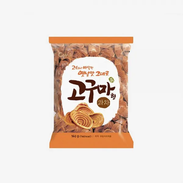 도리파이 청우 간식 고구마형과자 160g 16ea 1 BOX 고구마스낵, 1